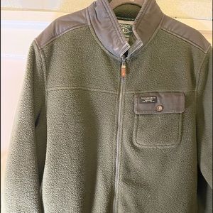 Men’s zipper down fleece jacket G.H.BASS & CO